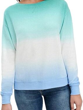 Splendid  Thermal tie die Ombre Crewneck Sweater size S